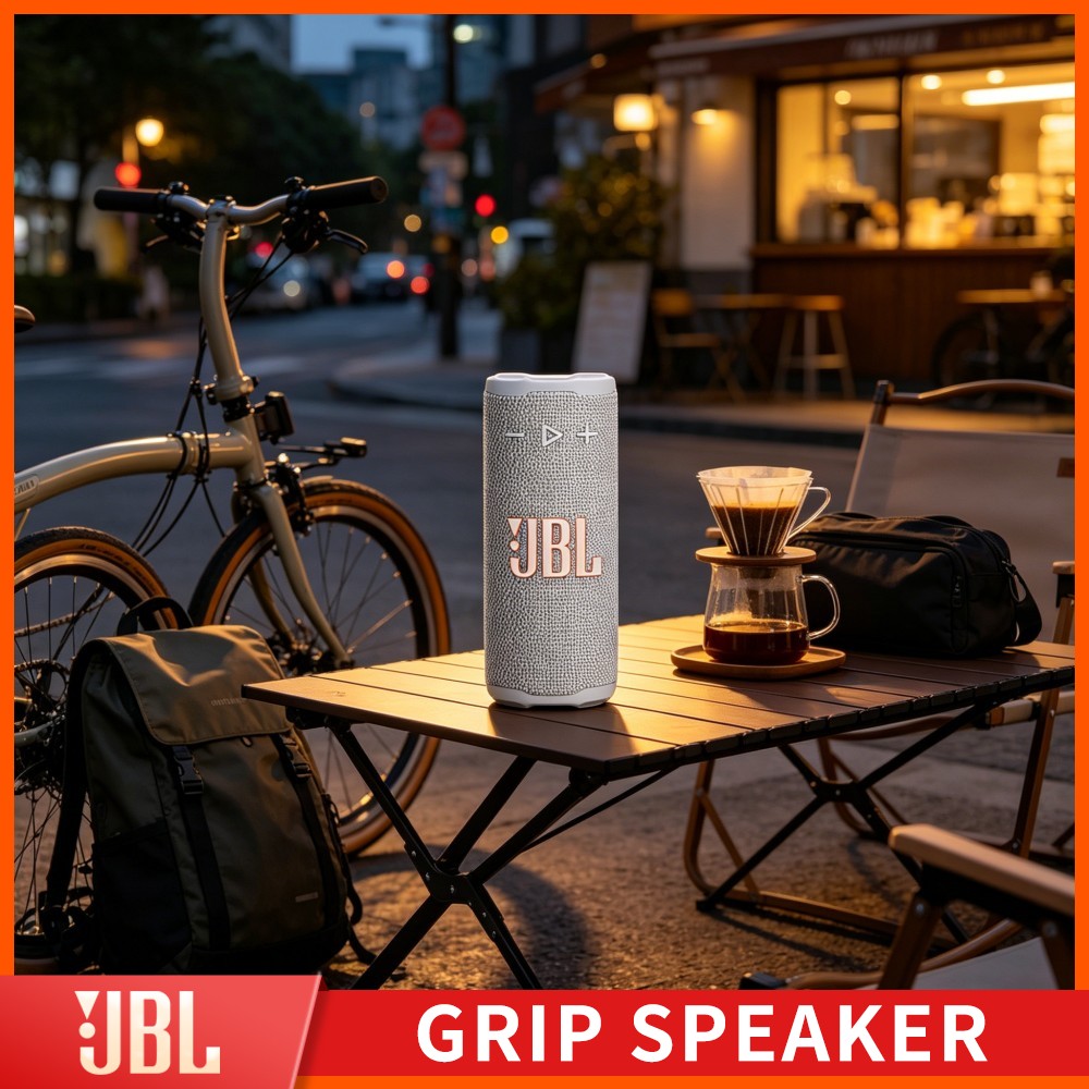 Portable Bluetooth Speaker Waterproof Ipx7 - ลำโพงกันน้ำ JBL GRIP IPX7 สำหรับเล่นสกีกลางแจ้ง พร้อมไฟ