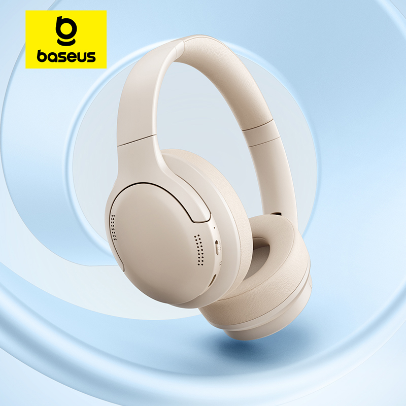 Anc Wireless Over Ear Headphones - หูฟังไร้สาย Baseus บลูทูธ 6.0 ระดับ HIFI