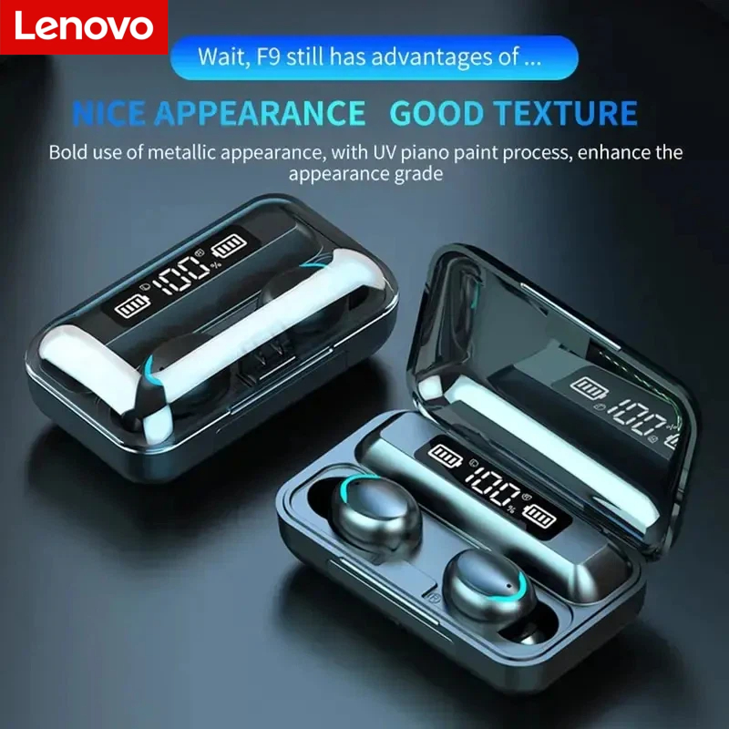 หูฟังไร้สายบลูทูธ Lenovo F9 -  - Headphones บทวิจารณ์และราคา