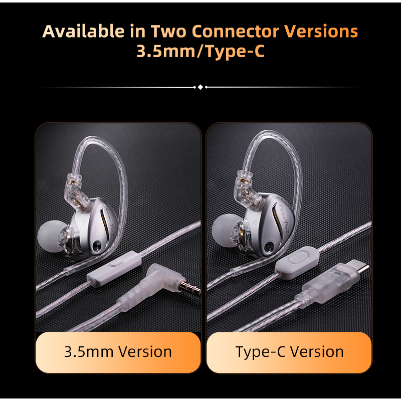 KZ Castor Pro 2 หูฟังแบบเสียบใ - Type C Wired Earphones With Mic บทวิจารณ์และราคา