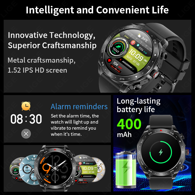 LIGE TWS สมาร์ทวอทช์ 2-in-1 พร - Sleep Mask Headphones Bluetooth บทวิจารณ์และราคา