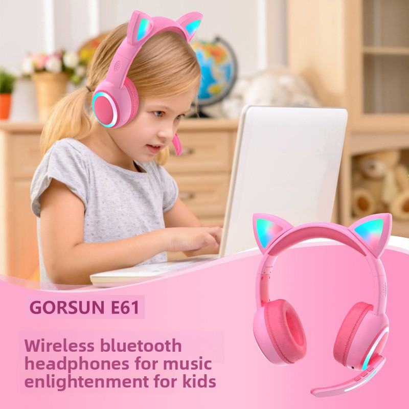 หูฟังบลูทูธดีไซน์รูปหูแมว พร้อ - Cat Ear Bluetooth Headset Led บทวิจารณ์และราคา